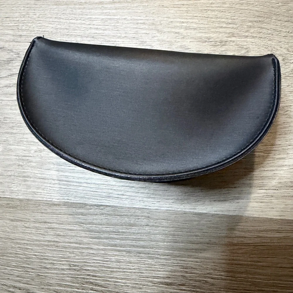 Giorgio Armani Dark Leather Sunglasses Case